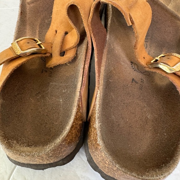 BIRKENSTOCK Betula GIZEH Thong Nubuck Boho Sandals Slides Mules Eva Neutral 7 - Picture 8 of 16